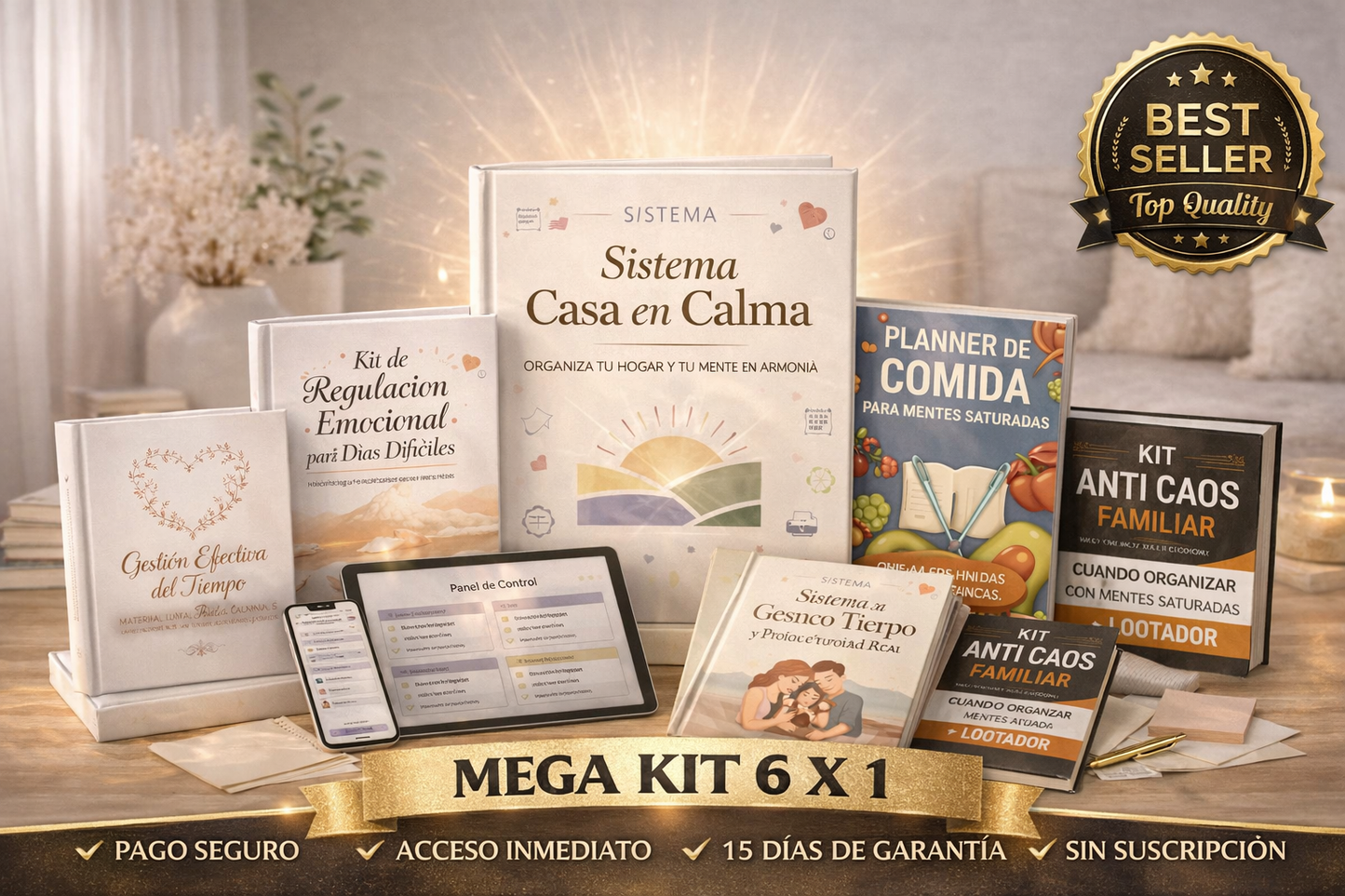 ✨Mega Kit Casa en Calma + 5 Bonos Exclusivos de Regalo